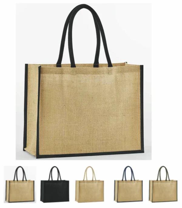 W470 Westford Mill Natural Starched Jute Classic Shopper